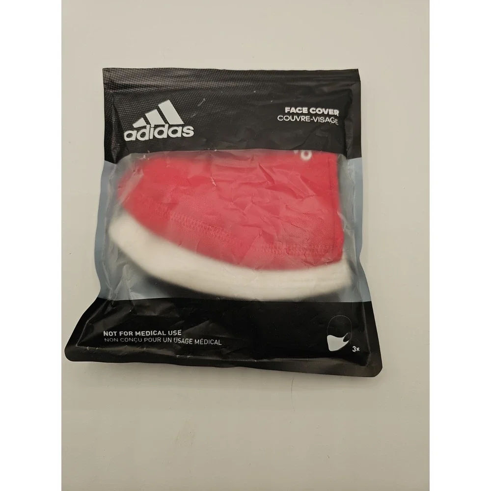 3-Pack Adidas Face Covers Facemasks Reusable Unisex - Size M/L
